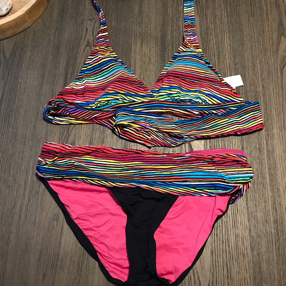 Colorful Anne Cole Signature Biniki